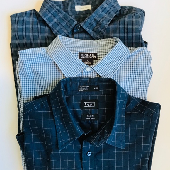 MICHAEL Michael Kors Other - Mens dress shirt bundle XL, MK, VanHeusen, Haggar